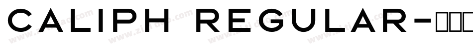 Caliph Regular字体转换